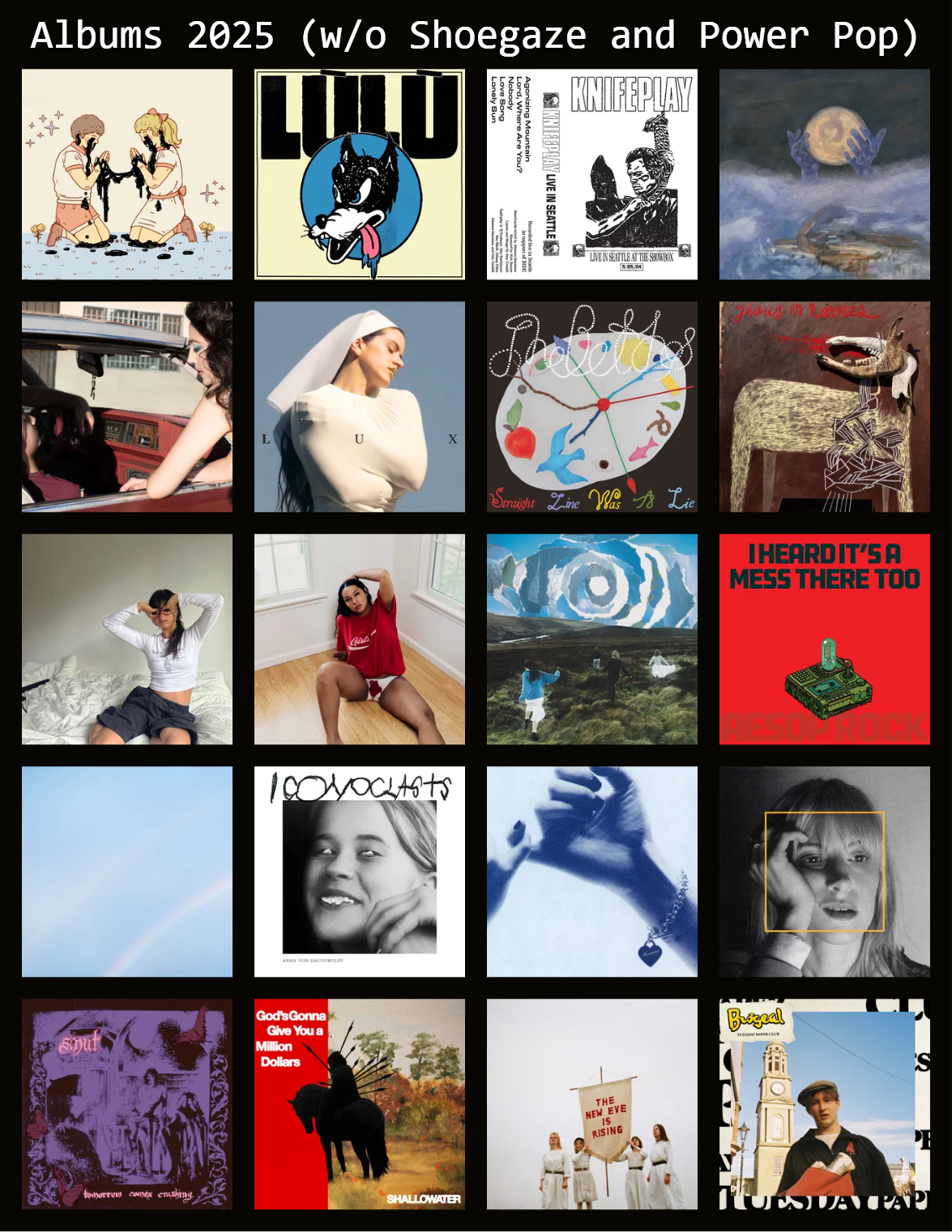 Albums 2025 (covers)